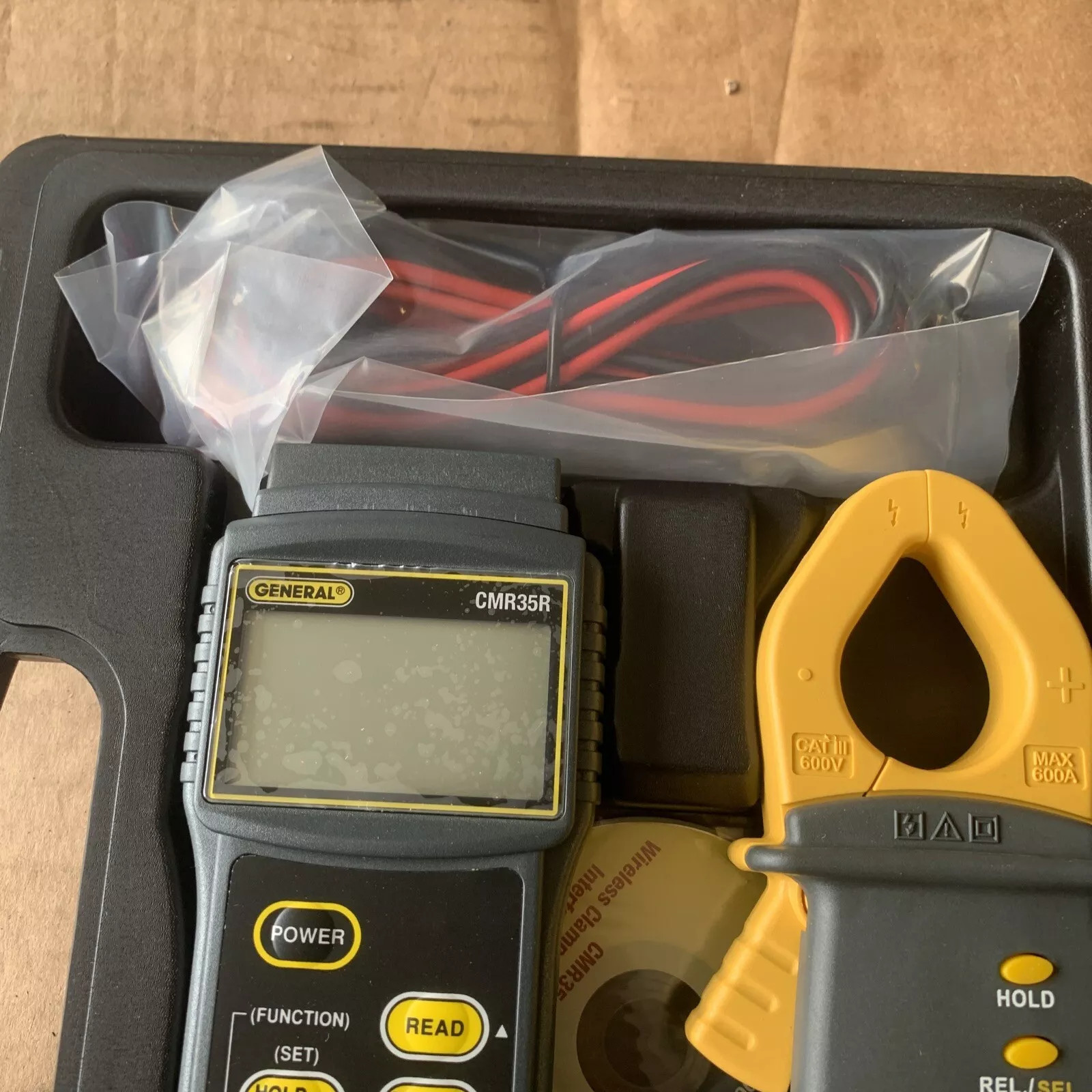 GENERAL Wireless True RMS Clamp Meter/Data Logging System CMR35R CMR35T
