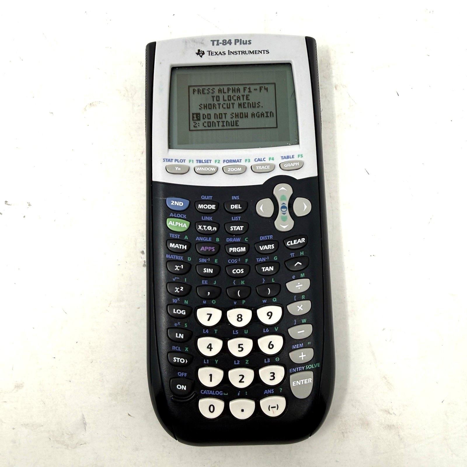 Texas Instruments TI-84 Plus Graphing Calculator Black «No Battery Cover»