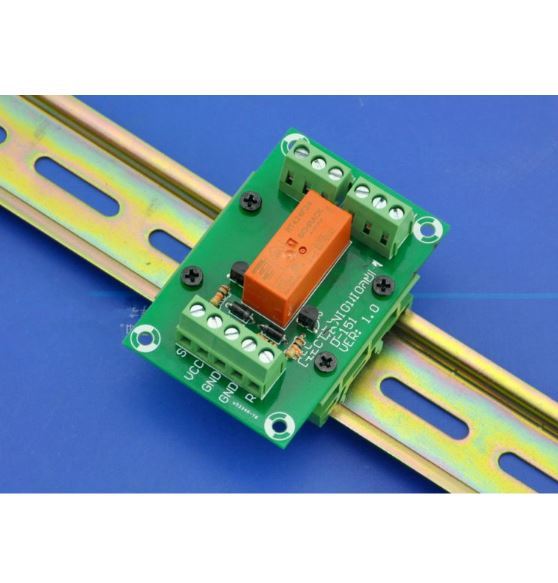 10x DIN Rail 35mm Mounting Support Adapters plastic Feet for LxW≤100mm PCB relay