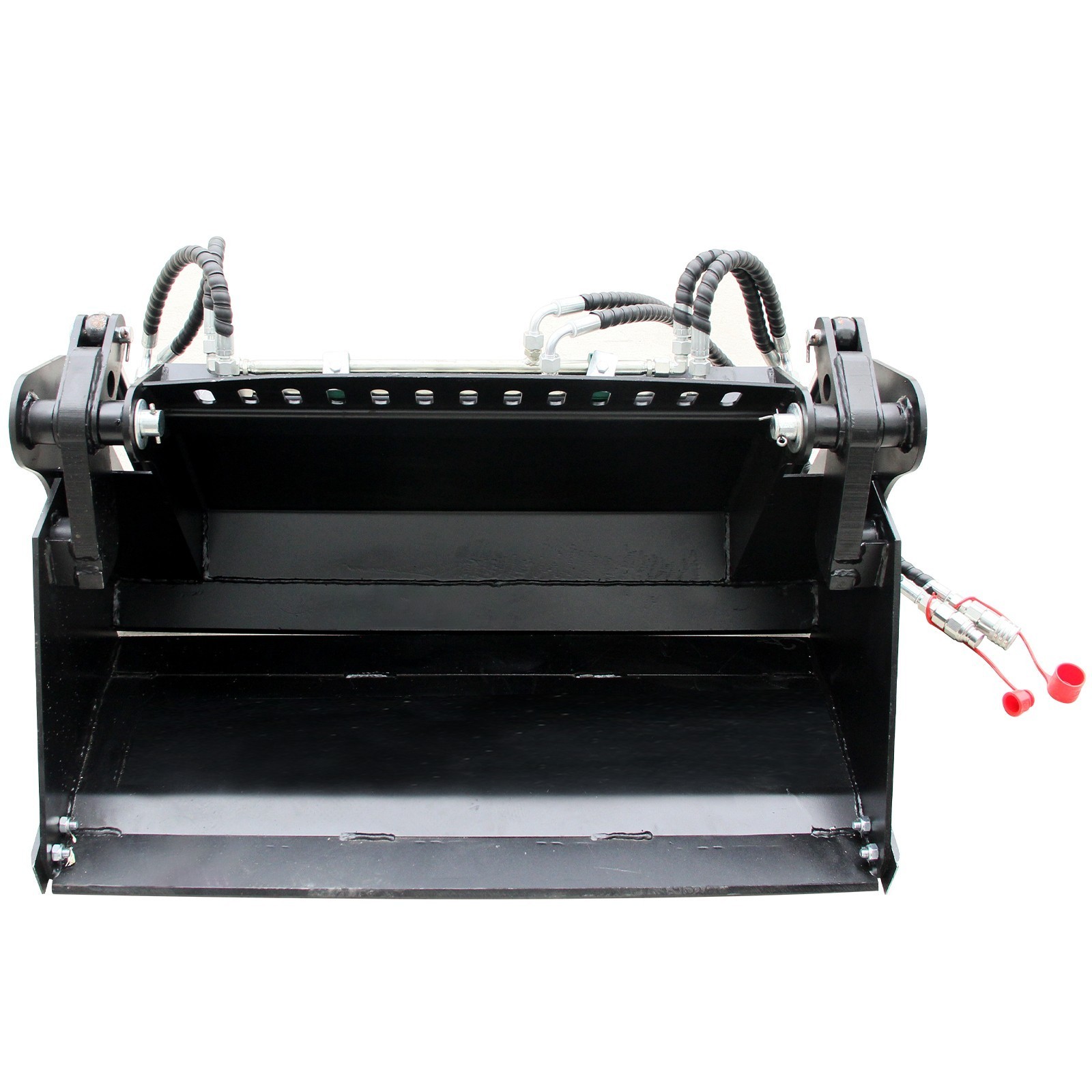 FREE SHIPPING 4-in-1 Combination Hydraulic Bucket Fits Mini Skid Steer Loader