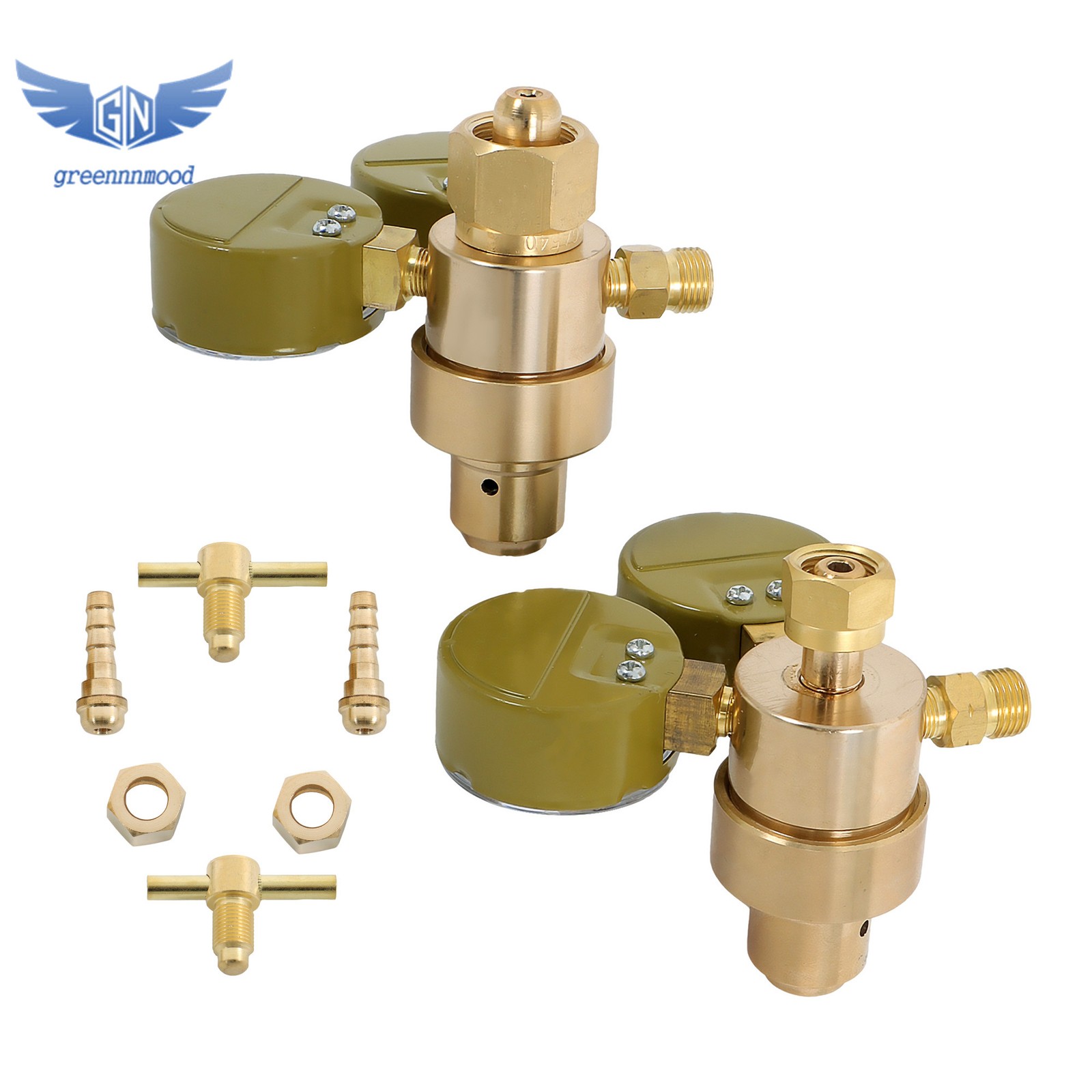 Oxygen Acetylene Gas Regulator Welding Cutting Torch Dual Gauge CGA540 CGA200