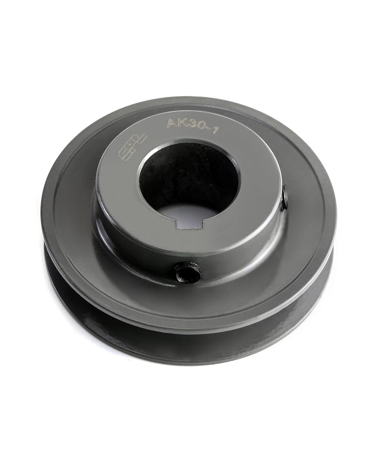 AK301 Single Groove V-Belt Sheave 3.05in OD 1in Bore Cast Iron Pulley Drive Part