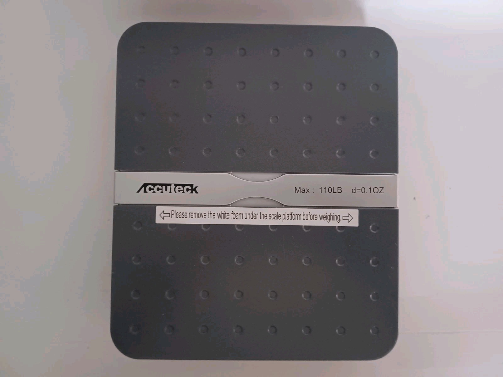 Accuteck ShipPro W-8580 110lbs x 0.1 oz Gray Digital shipping scale -INCOMPLETE!