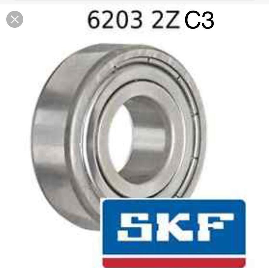 NEW METAL SHIELDED ,SKF 6203 ZZ C3 DEEP GROOVE BALL BEARING,17x40x12 mm