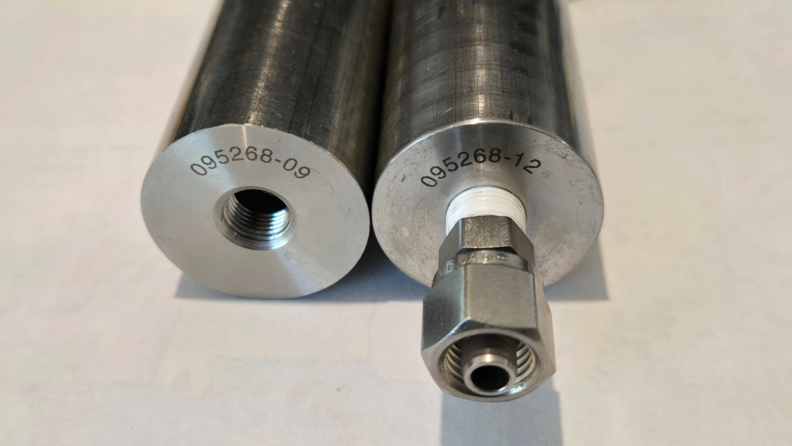 Panametrics Wetted Ultrasonic Flow Transducers 095268-12, 09 | 316 SS | 4-Pin
