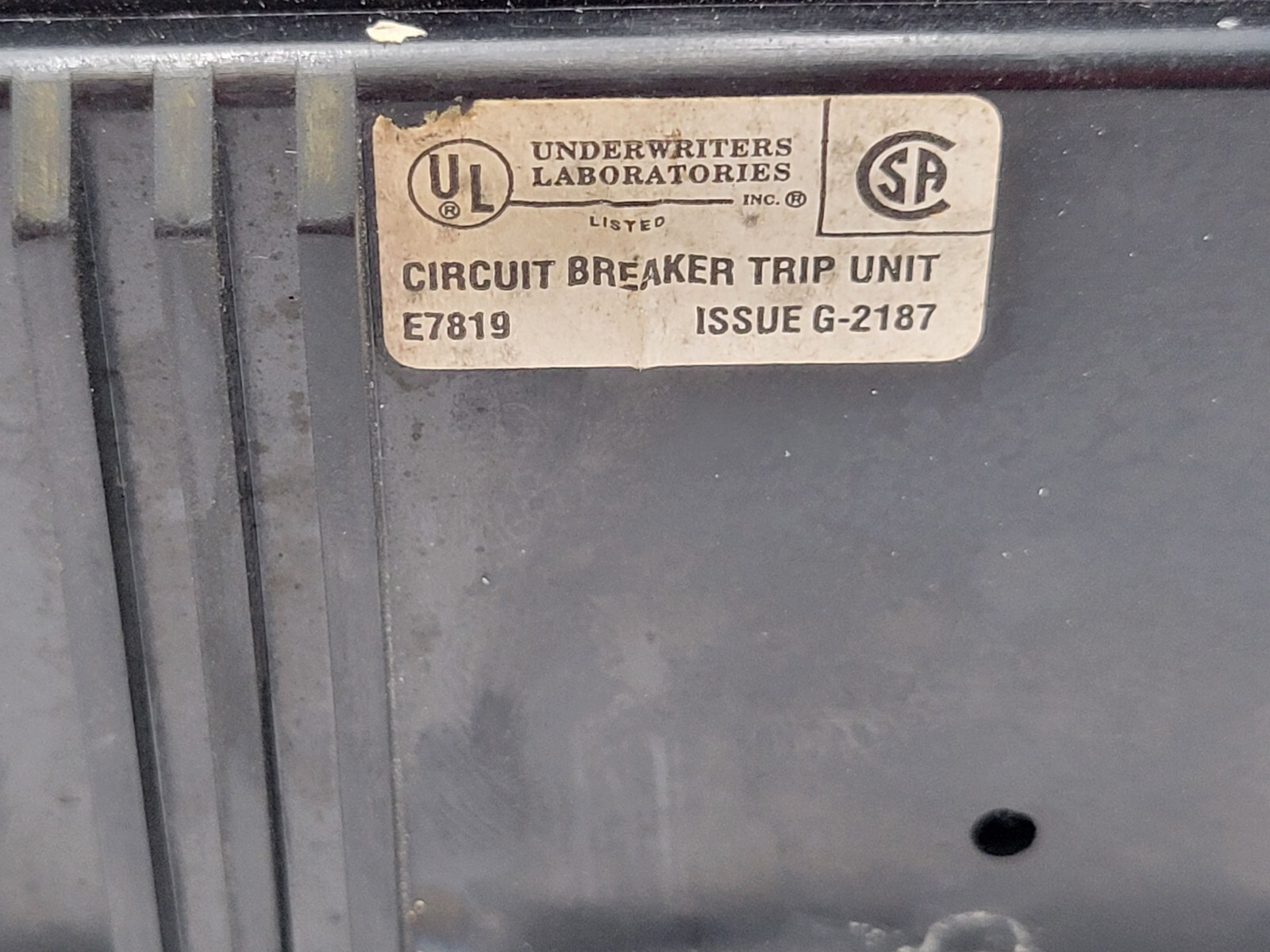 Cutler-Hammer LT3400T Thermal Magnetic Trip Unit Plug-In Mount 400A 600V 3P