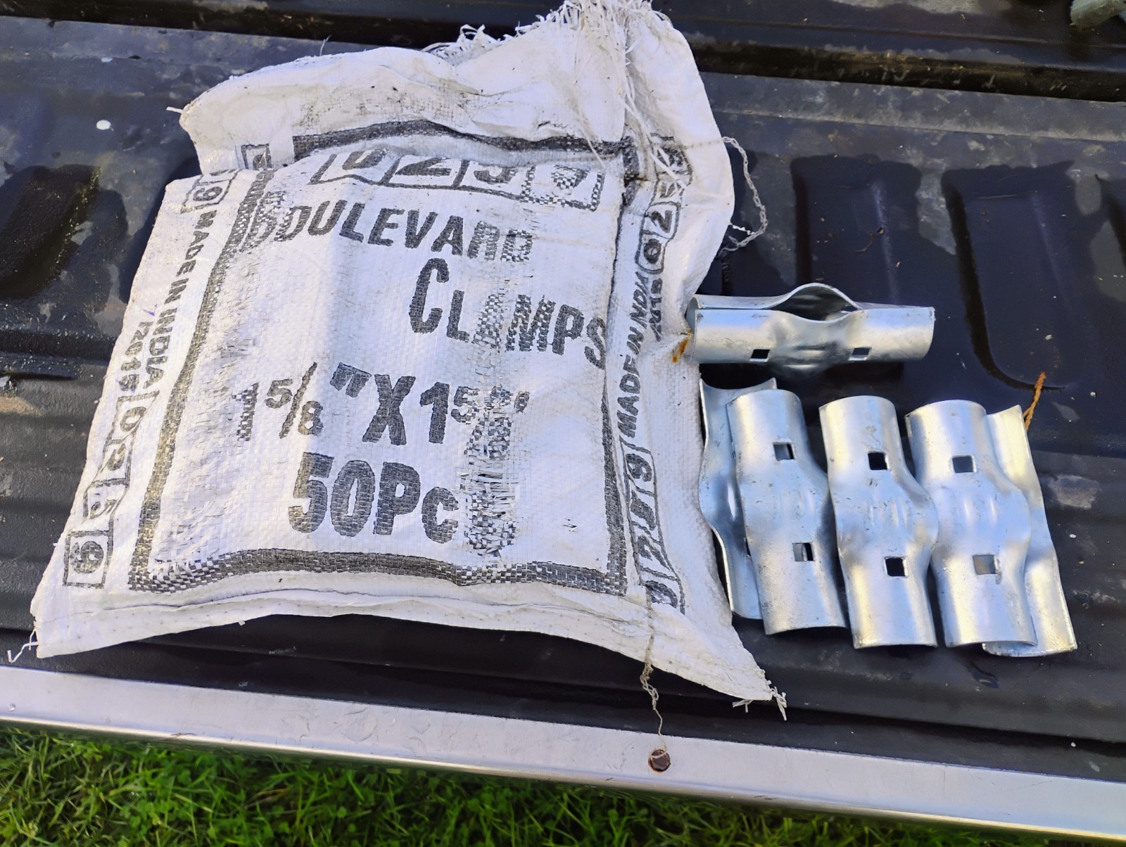 1 5/8″X 1 5/8″ Boulevard Clamps New Never Used 50pcs Each Bag