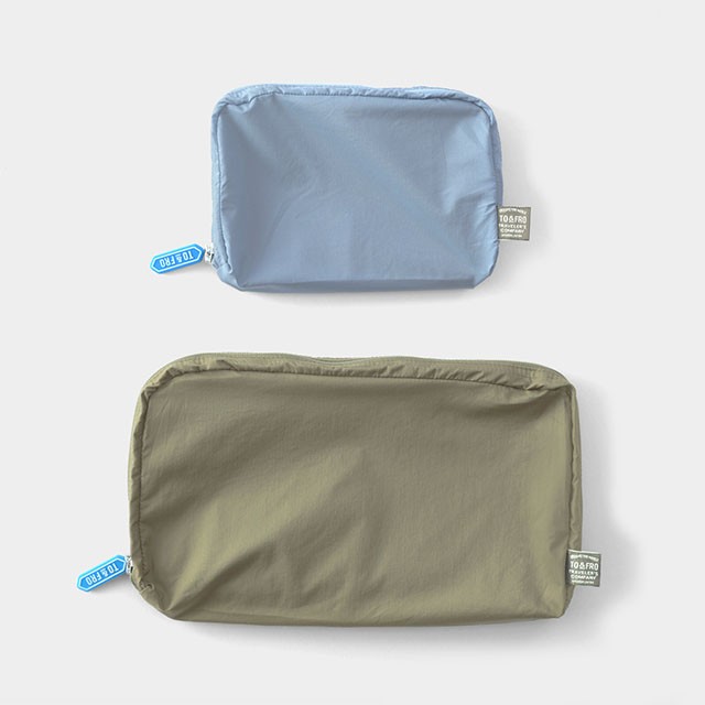 TO&FRO Traveler’s Notebook Regular Size Organizer Blue Gray Humming Bird Japan