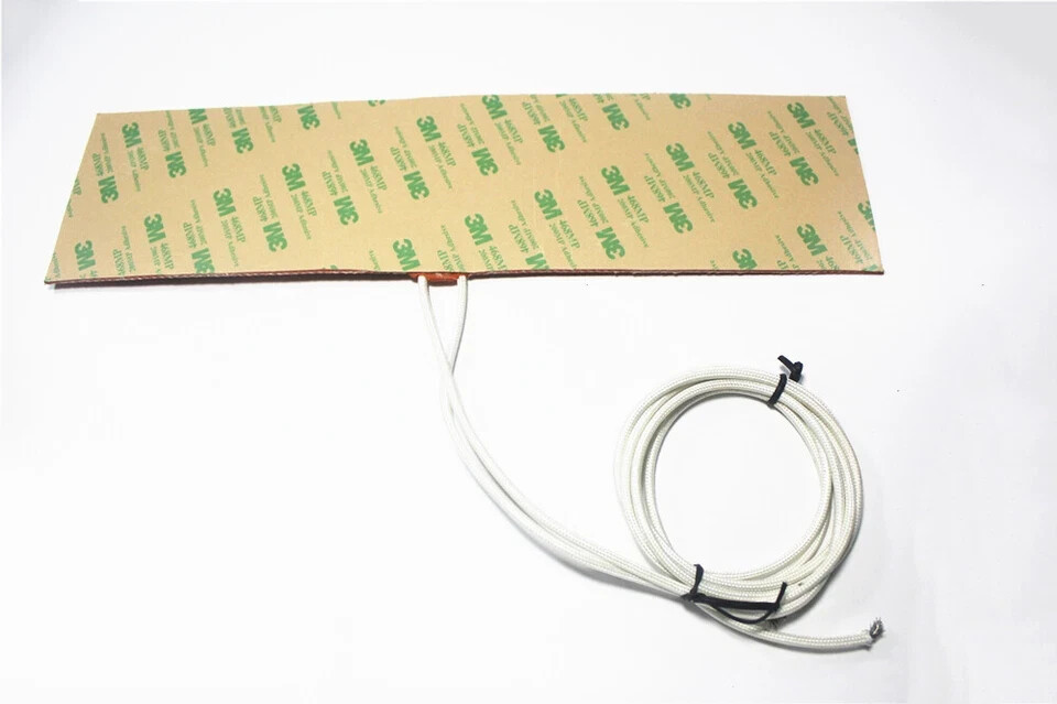 Silicone Heating Blanket Pad 1″ X 5″ 25.4 X 127mm 25W Factory Direct Sale Custom