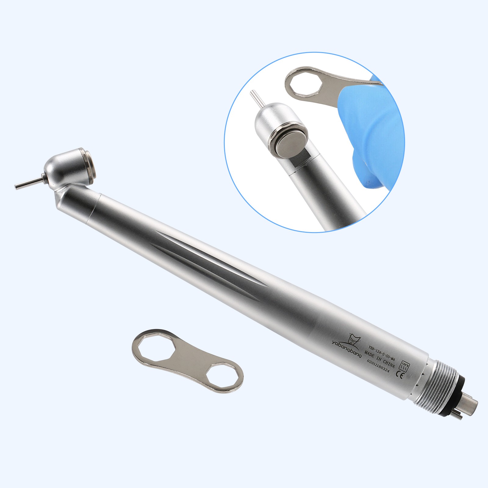USA Yabangbang Dental 45 Degree Surgical High Speed Handpiece Push Button JH1