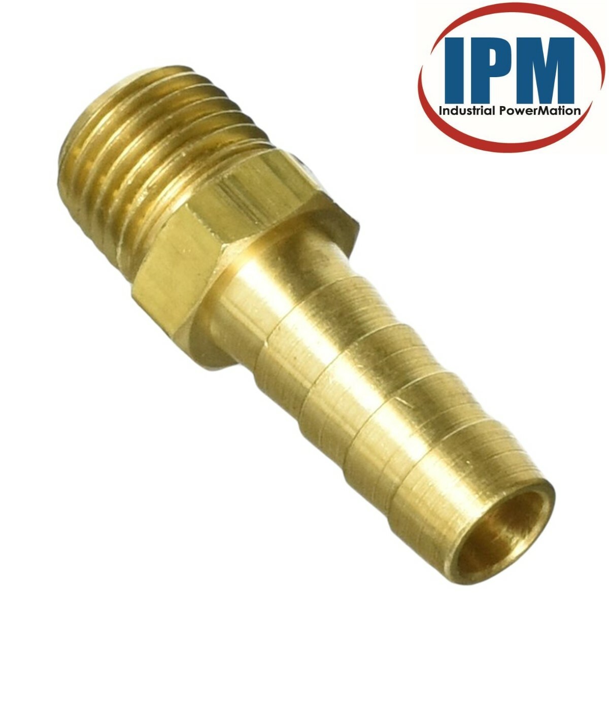 3/8″ Hose Barb x 3/8″ Male NPT Brass Hose Fitting HB06-MNPT06, (IPM) BRAND NEW!