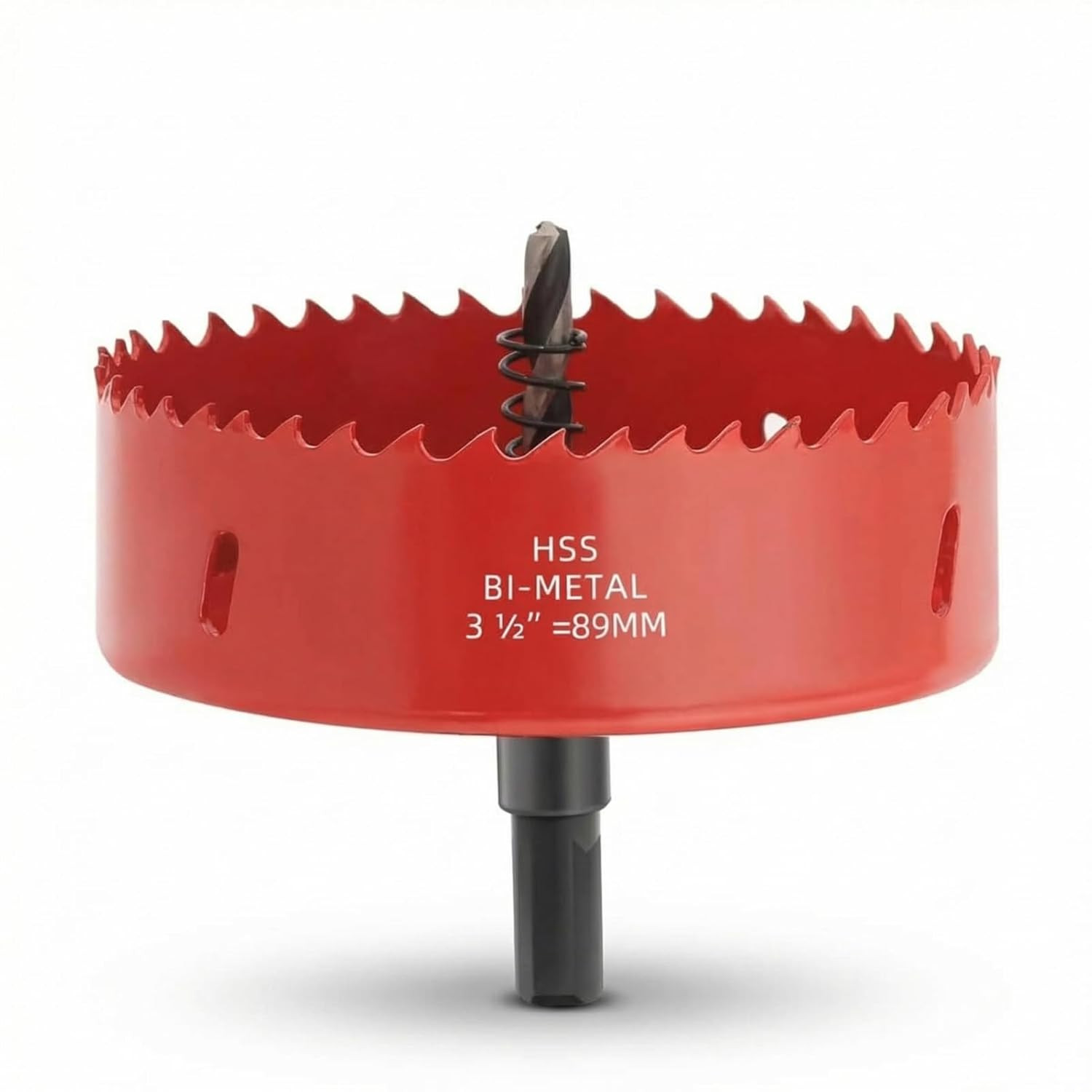 3.5 Inch Hole Saw, 3 1/2 Hole Saw, M42 HSS Bi-Metal Hole Cutter, Triangular Shan