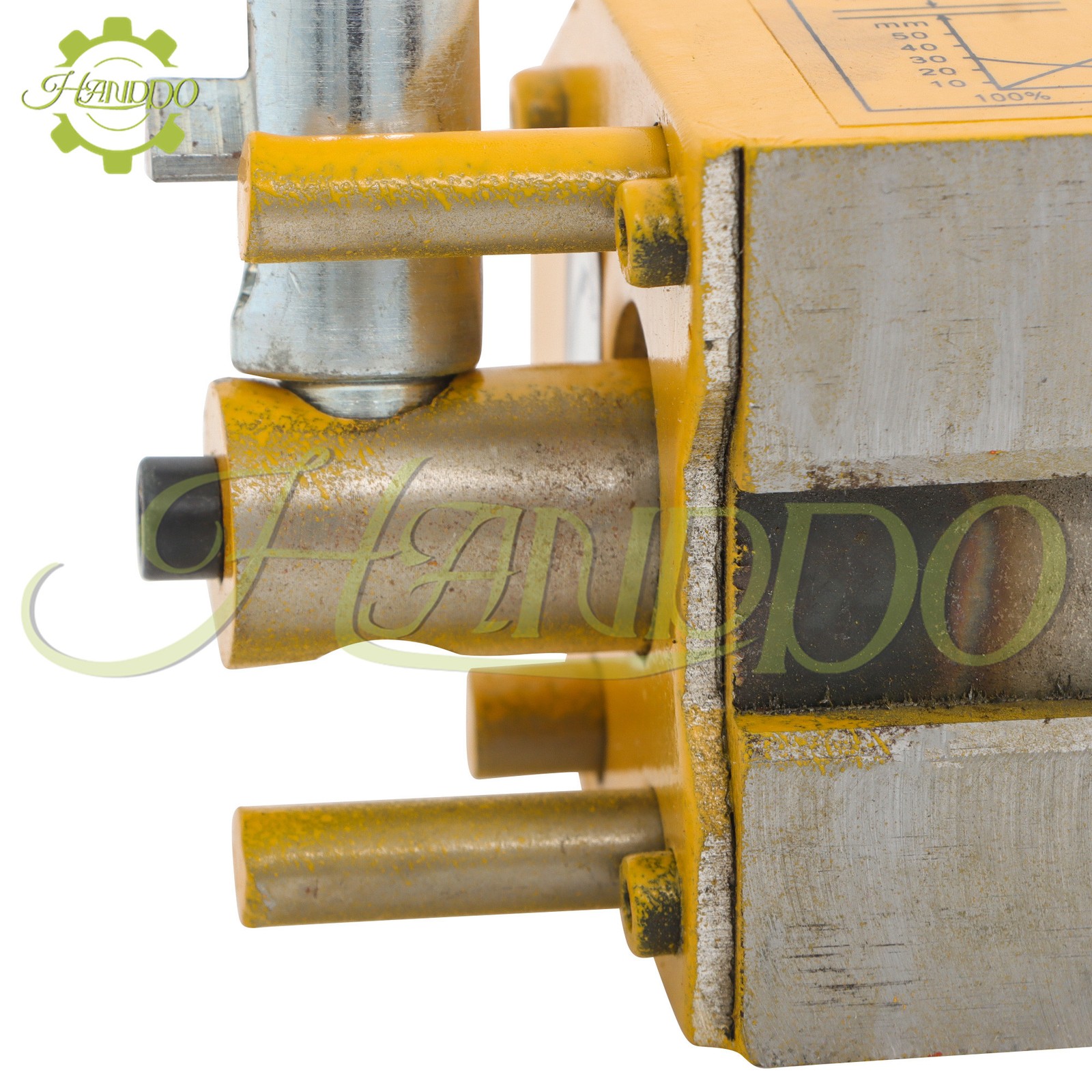 Permanent Magnetic Lifter Lifting Magnet 440 lbs/200 kg 2.5 Safety Factor Yellow