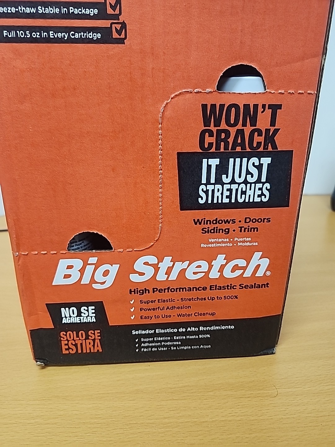 (11) Sashco Big Stretch Acrylic Latex High Performance Caulking Sealant 10.5 Oz