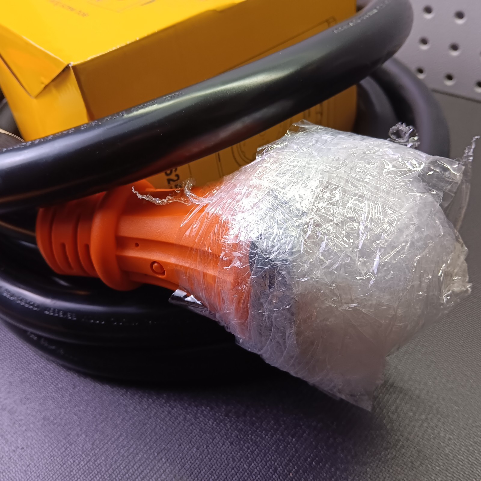 50 Amp Generator Cord and Power Inlet Box 15 Feet RV Extension Cord (bn)