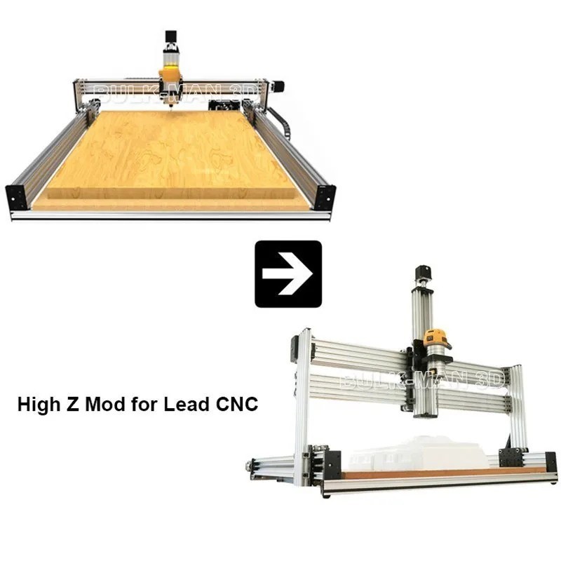 BULKMAN3D High Z Mod Bundle for Lead CNC Engraver Milling Machine