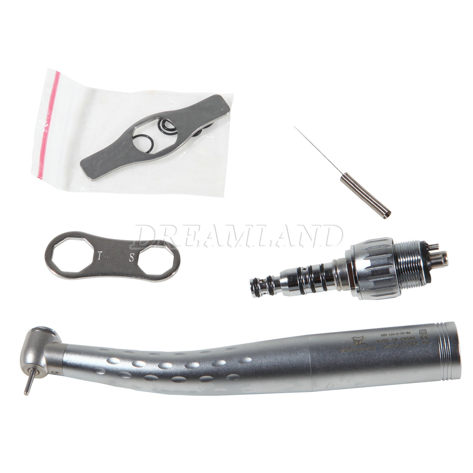 KAVO Style Dental High Speed Handpiece Turbine +4 Hole Quick Coupler 360° Swivel