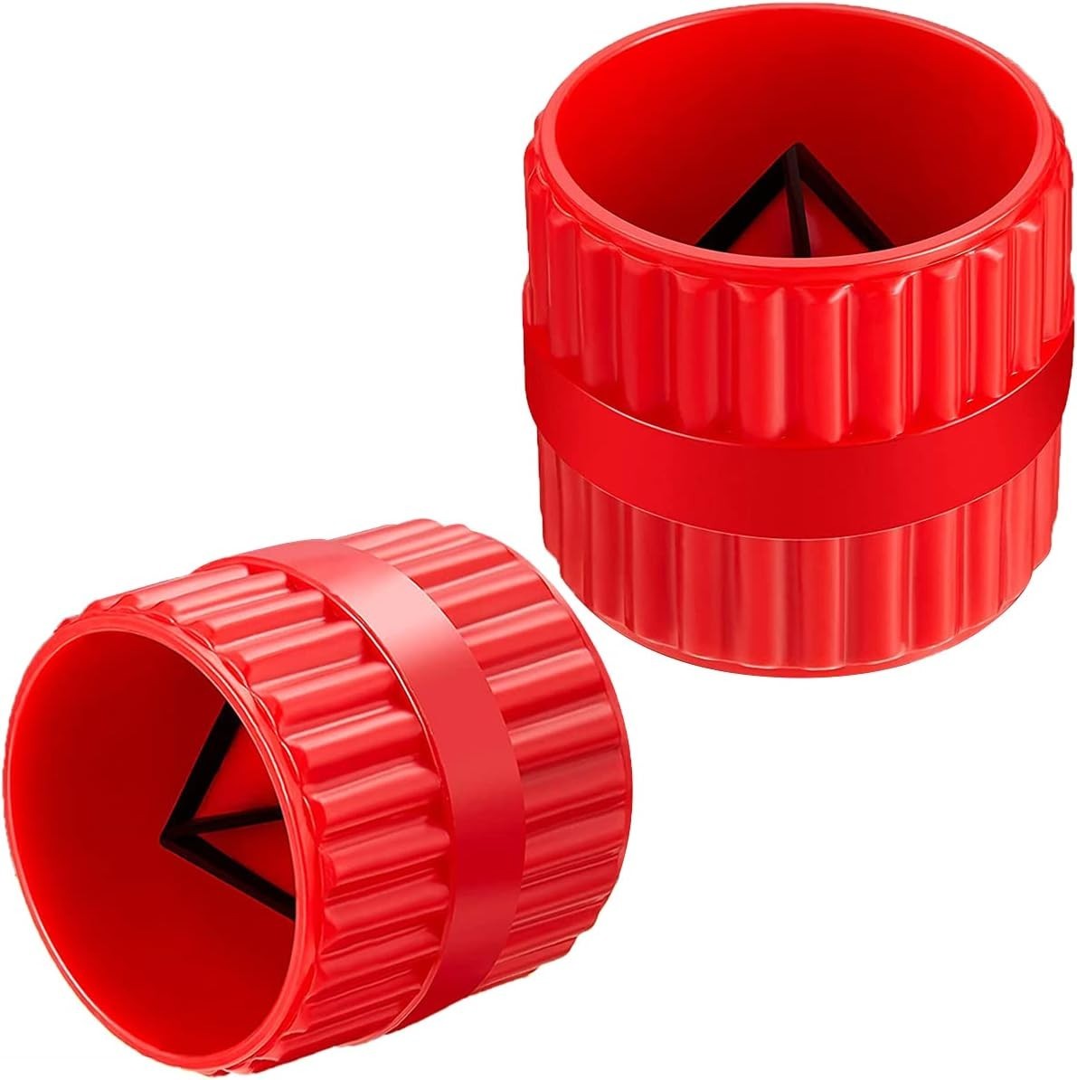 Red Deburring Reamer Set: Precision Inner-Outer Chamfer Tool for Various Pipes