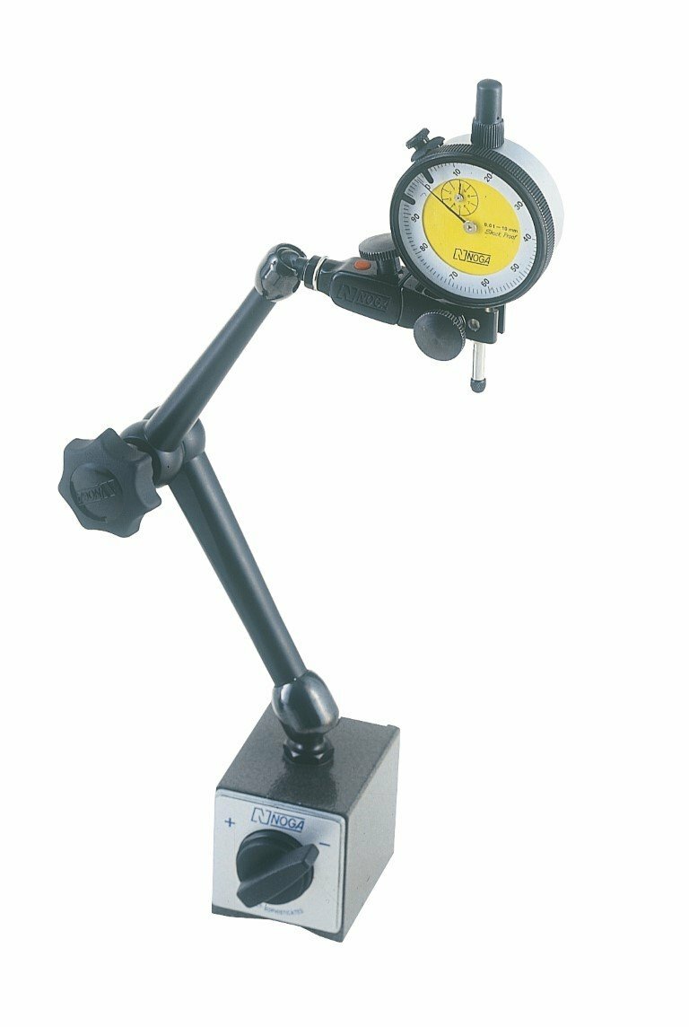 Noga DG6150 | Combo DG61003 Magnetic Base 176lb Hold & mm Dial Indicator Set