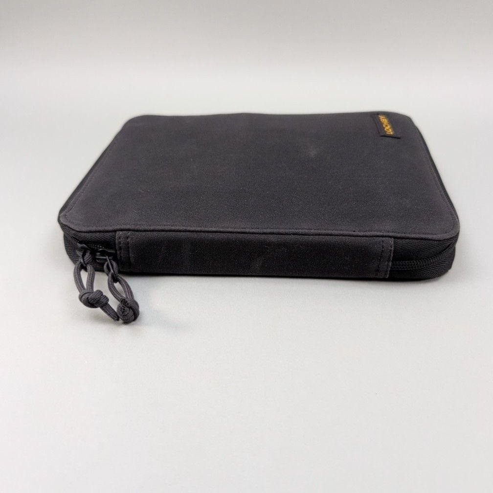 LOCHBY Daily Folio A5 Black Yellow YKK Travel Pen Case Pouch