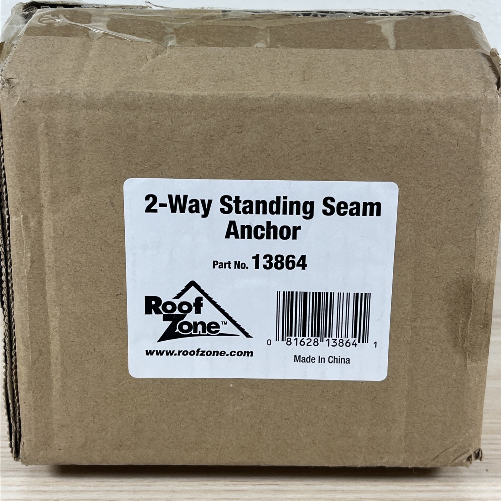 Roof Zone 2-Way Standing Seam Anchor Clamp Tie Down PART No. 13864