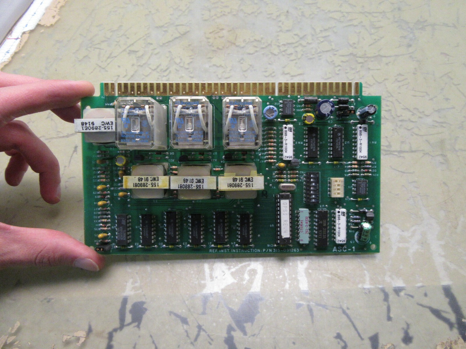 siemens cerberus pyrotronics asc-1 fire alarm module board [3*N-14]