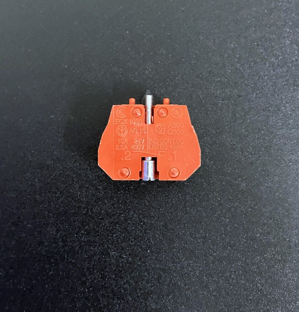 Automation Direct GCX1111 22mm Pushbutton Momentary Extended Red w/ ECX1030