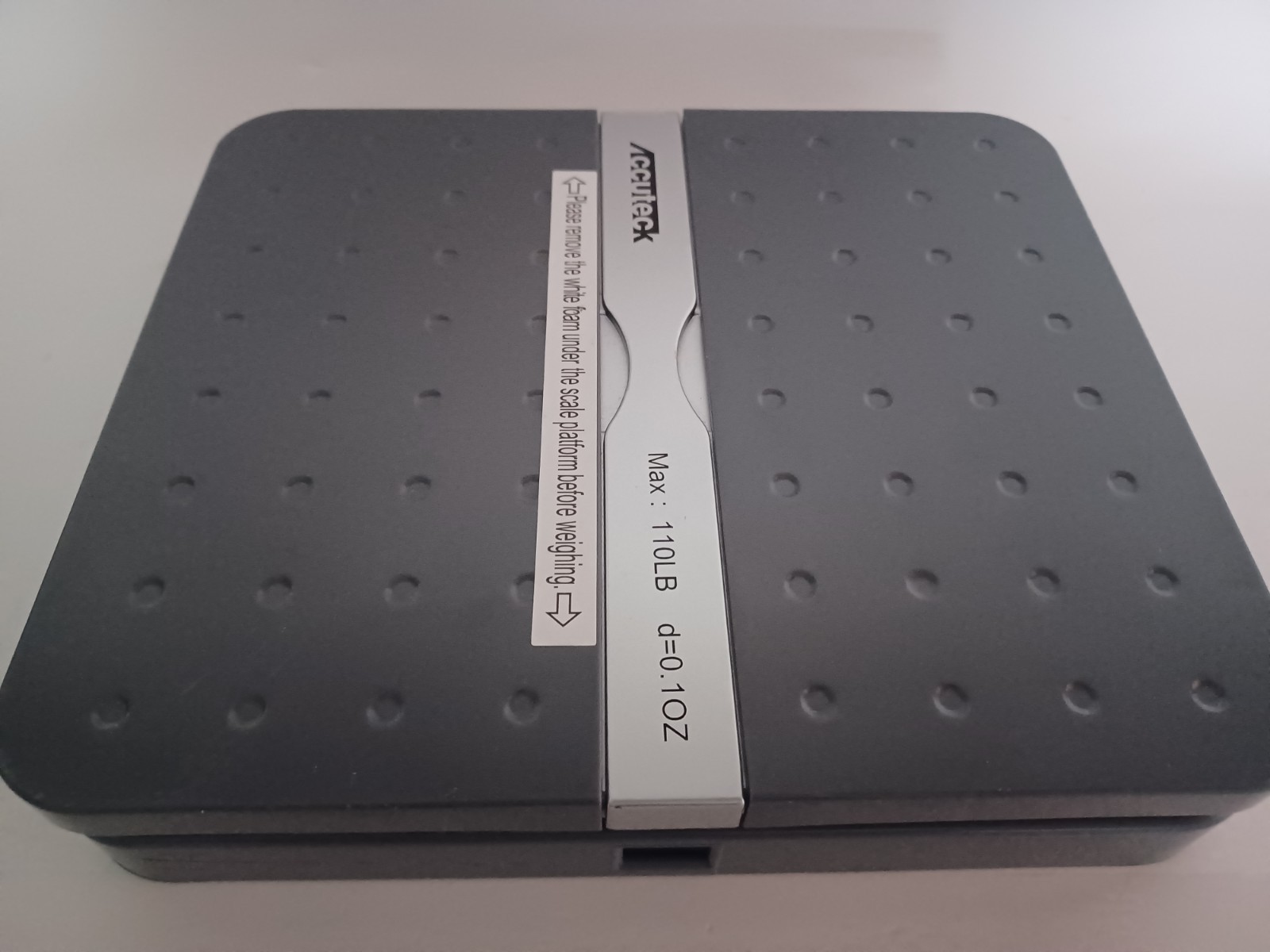 Accuteck ShipPro W-8580 110lbs x 0.1 oz Gray Digital shipping scale -INCOMPLETE!