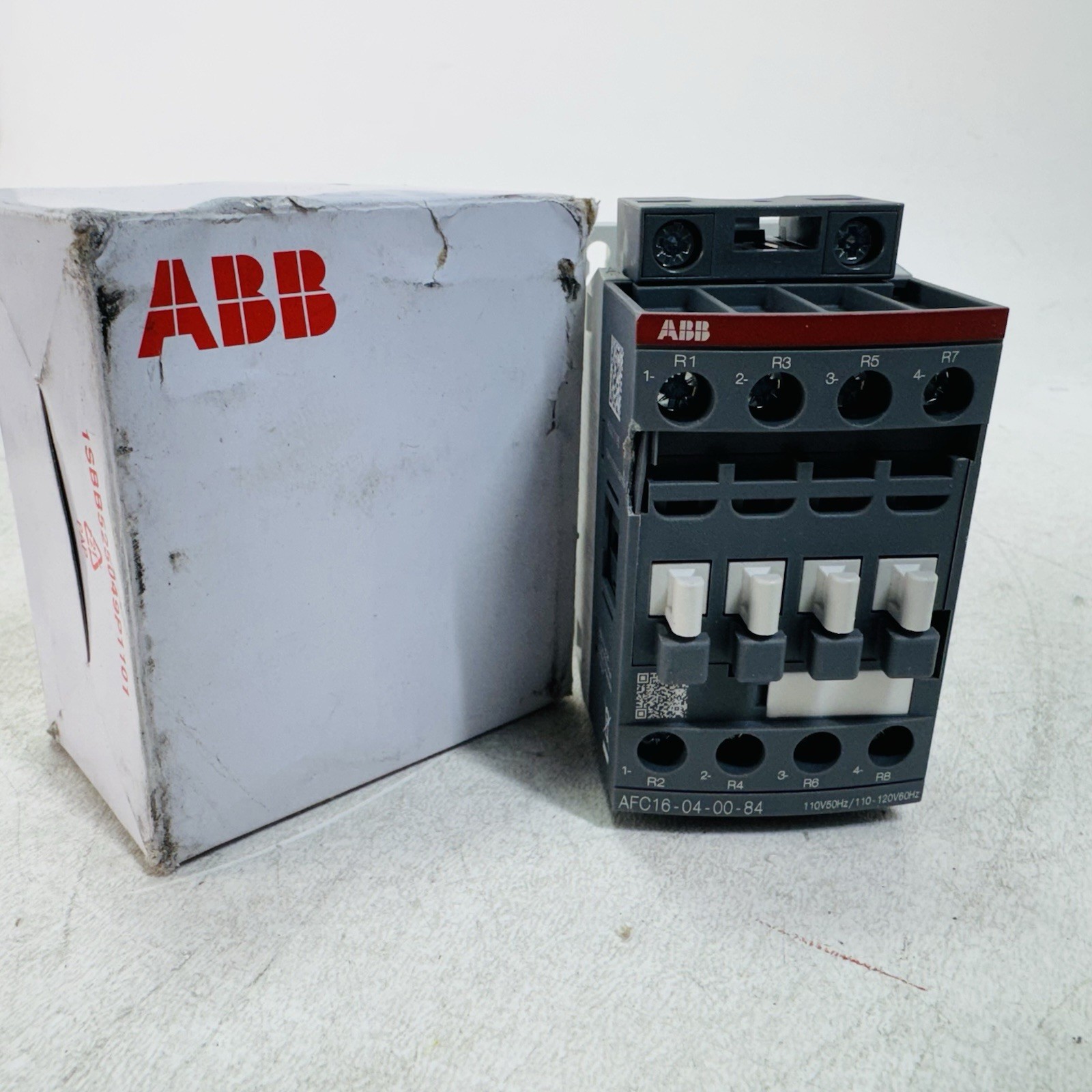 ABB A16-04-00 R84 30A Contactor 110-120V 60Hz 1SBL171101R8400