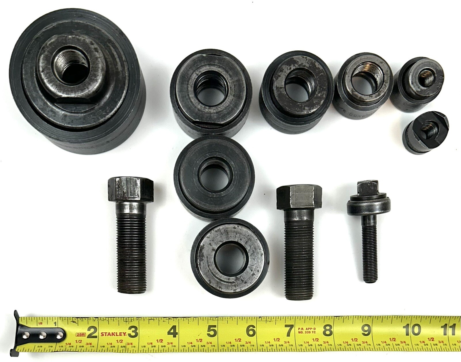 🔥Greenlee Knockout Punch Sets Lot of 18 Pcs 1/2” to 2” Conduit 500 Series