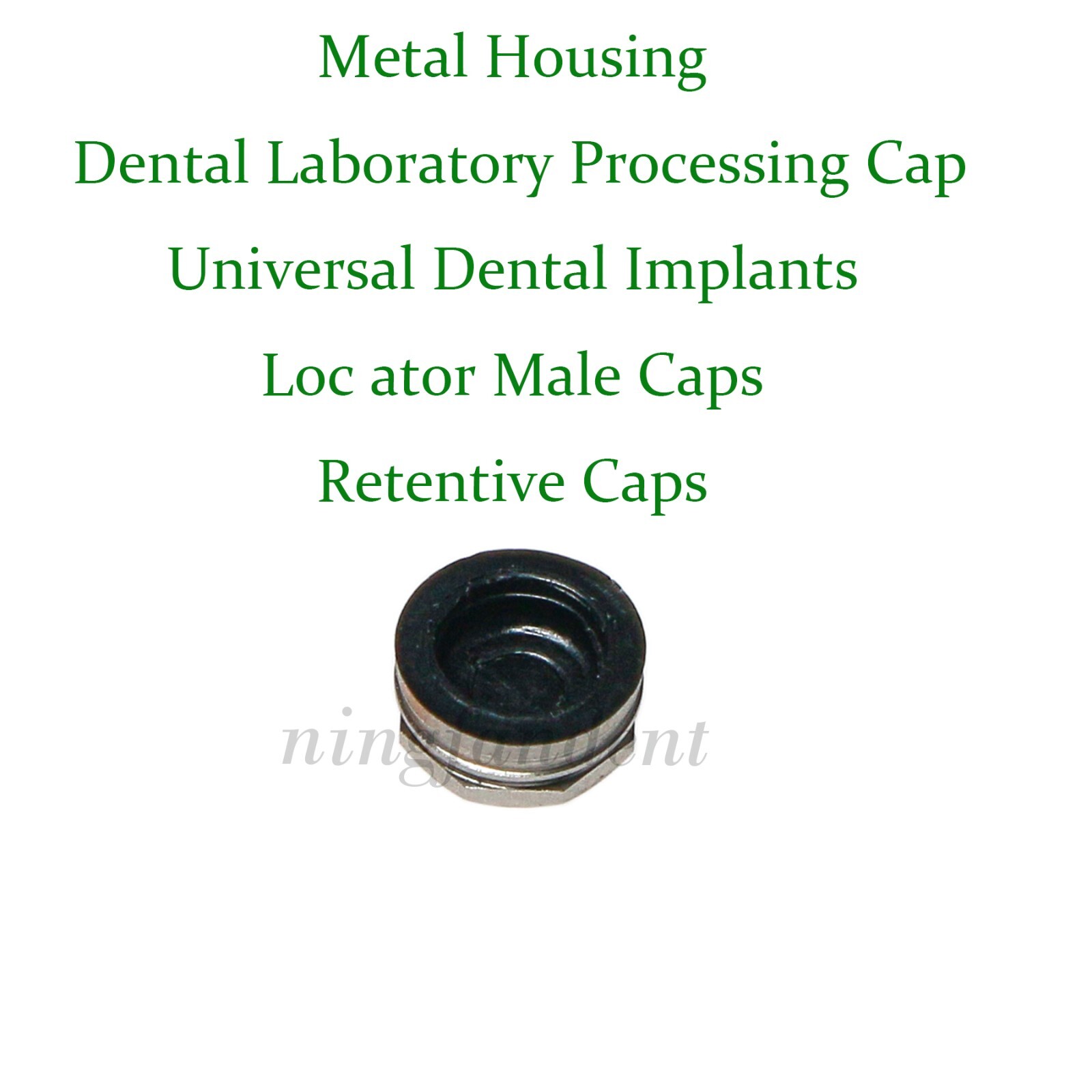 US Dental Locator Overdenture Abutment Retention Cap Male caps Inserts set