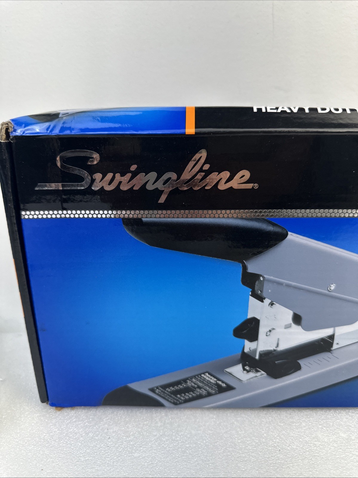 Swingline Heavy Duty Stapler, 160 Sheet Capacity, Jam Free, 160, Black/Gray