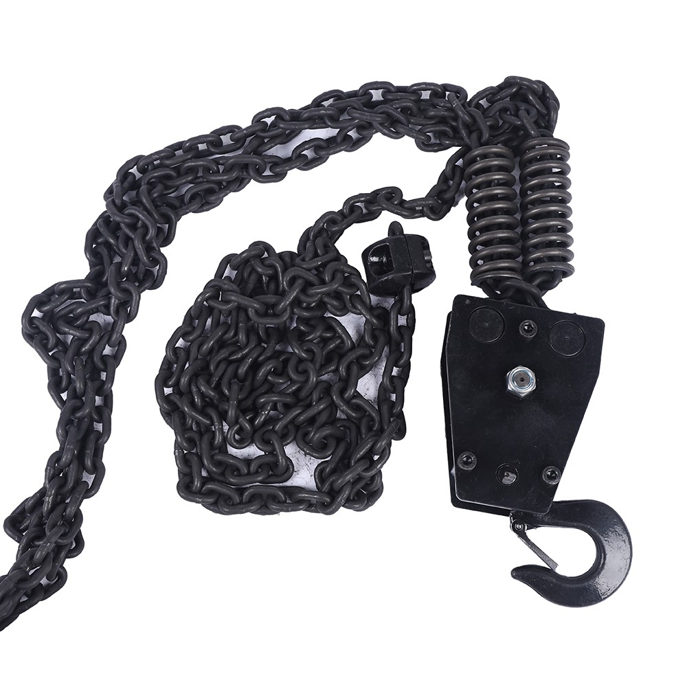 1000kg/2205lbs Electric Chain Hoist Single Phase Hoist Crane 10 FT Chain 1.3KW
