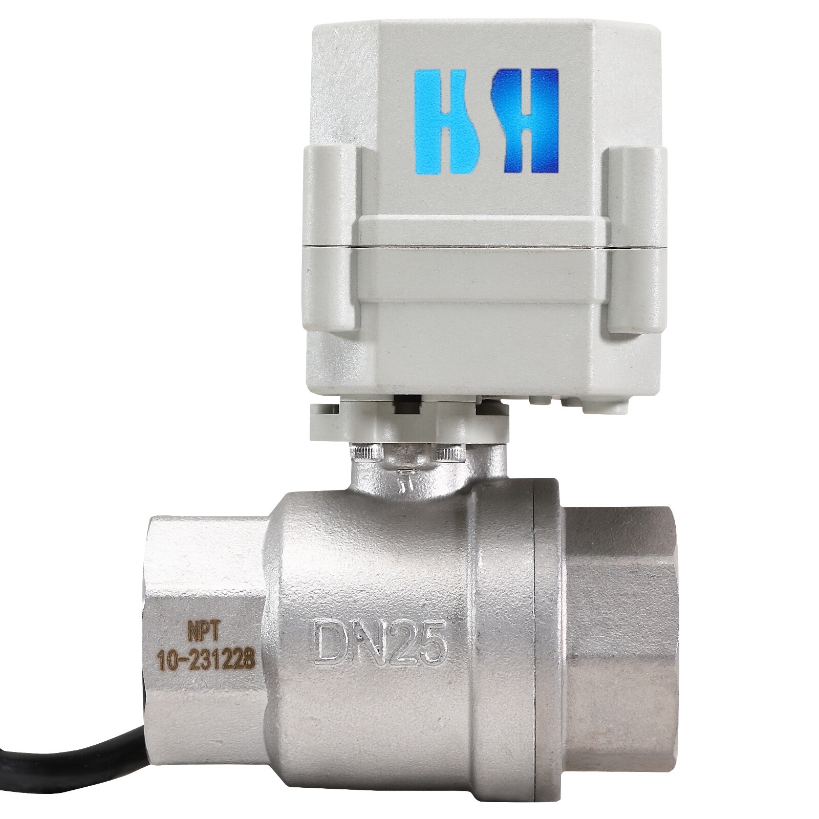 1″ 110V 120V-220VAC Stainless Steel Motorized Electric Ball Valve N/Open US Plug
