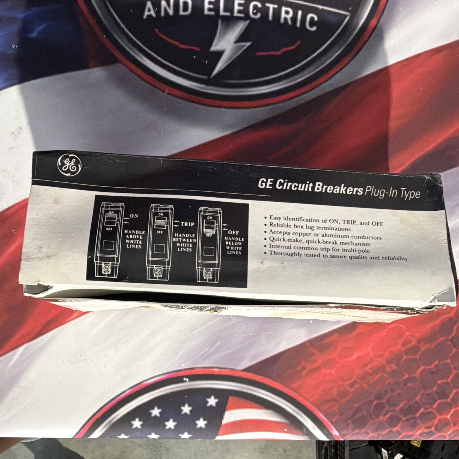 General Electric GE THQP120 plug In 20 amp 1 Pole Pack Of 20 new In Box