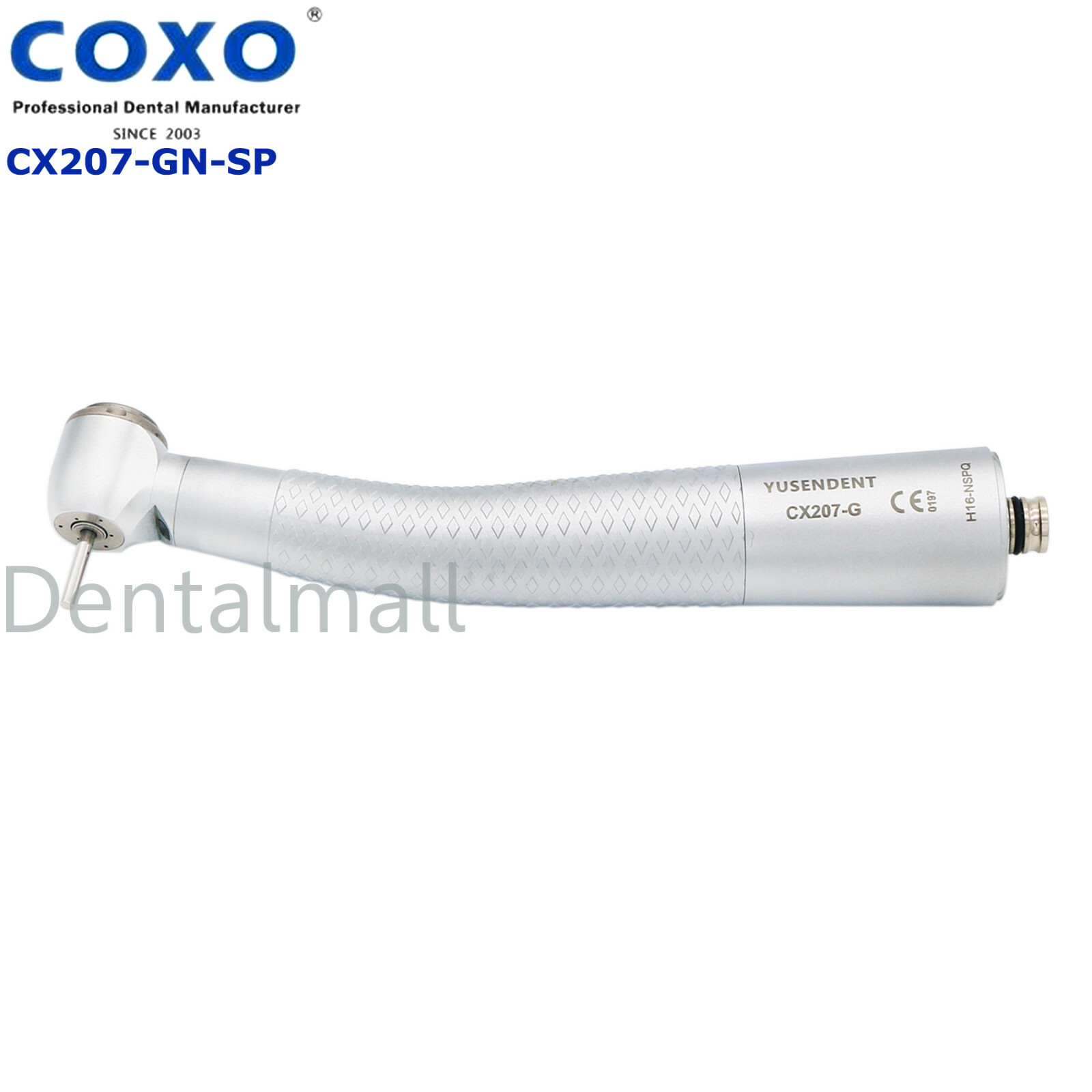 COXO Dental Air Turbine Fiber Optic Handpiece Fit NSK Phatelus LED Quick Coupler