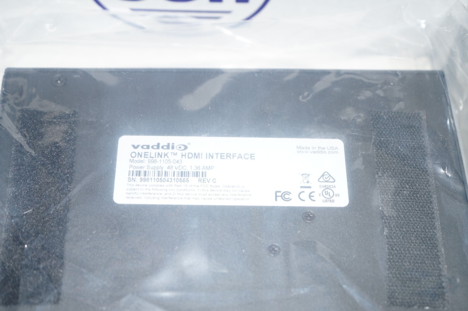 ^ Vaddio 999-99630 RoboSHOT 30E HDBT OneLINK Bridge System #X4580