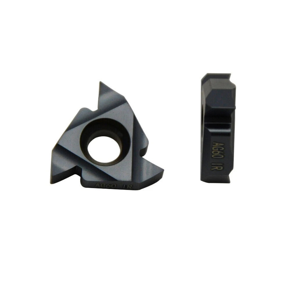 16IR AG60 LDA Carbide Inserts | 60° Universal CNC Internal Thread for Steel/Stai