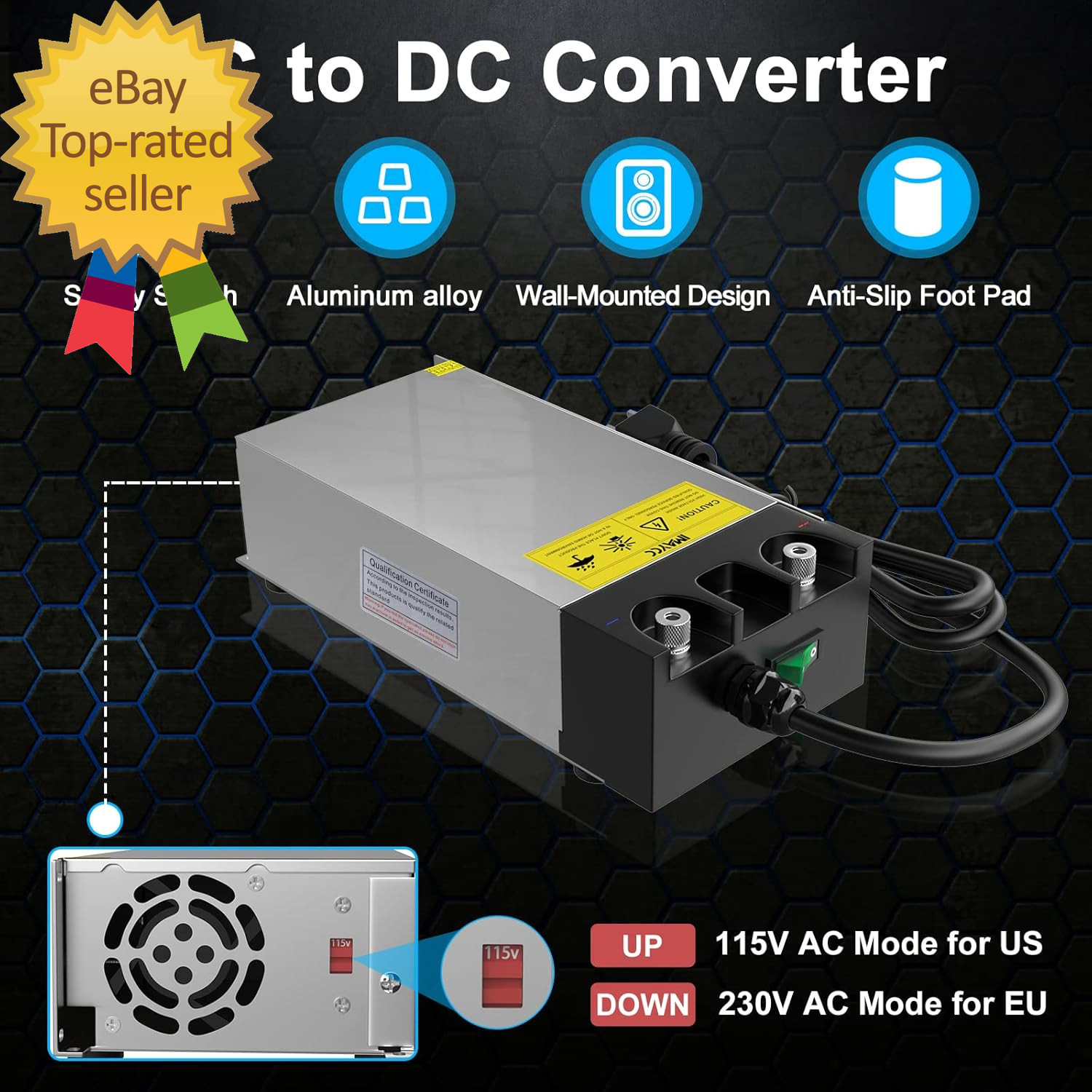 AC to DC Converter SMPS 110V to 12V Converter 12V DC Power Supply