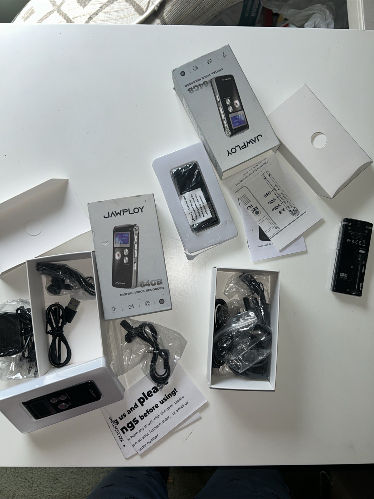 x2 – Jawploy Digital Voice Recorder 64GB Lectures Meetings Interviews DETAILS