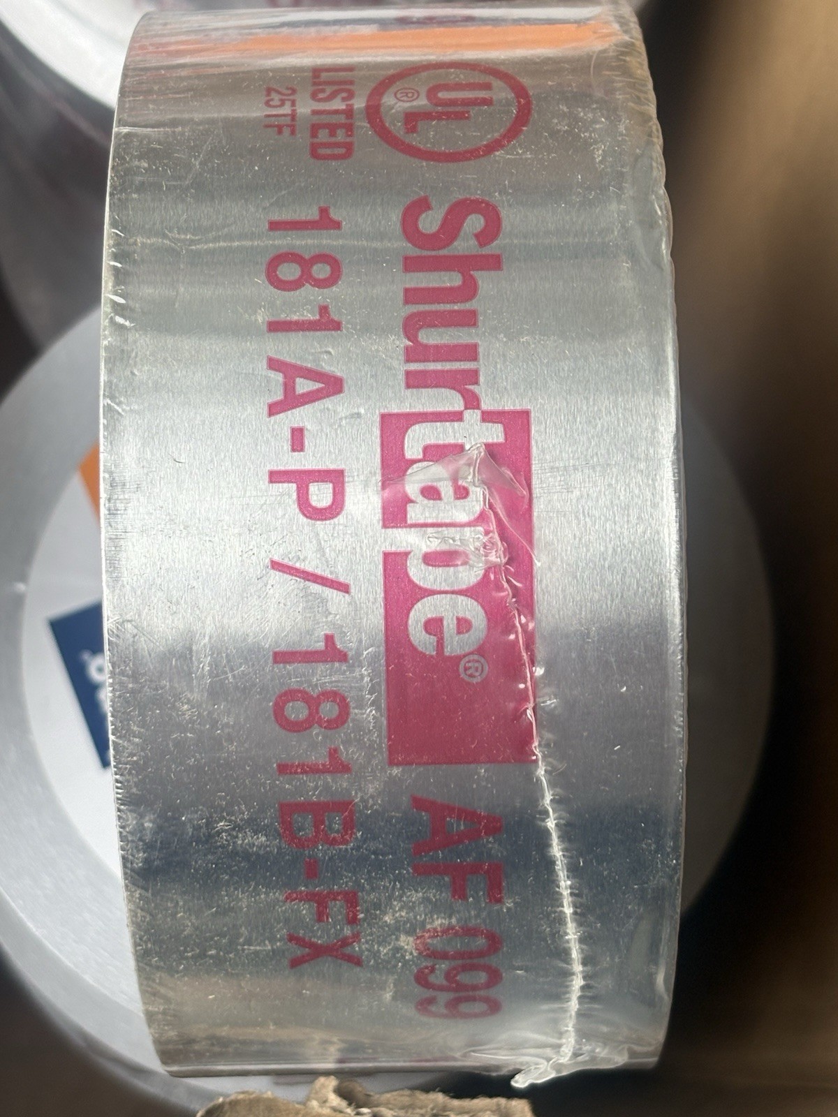 Shurtape AF 099 UL 181A-P/B-FX HVAC Foil Tape 2.5 Inch X 60 Yd (Case Of 16)