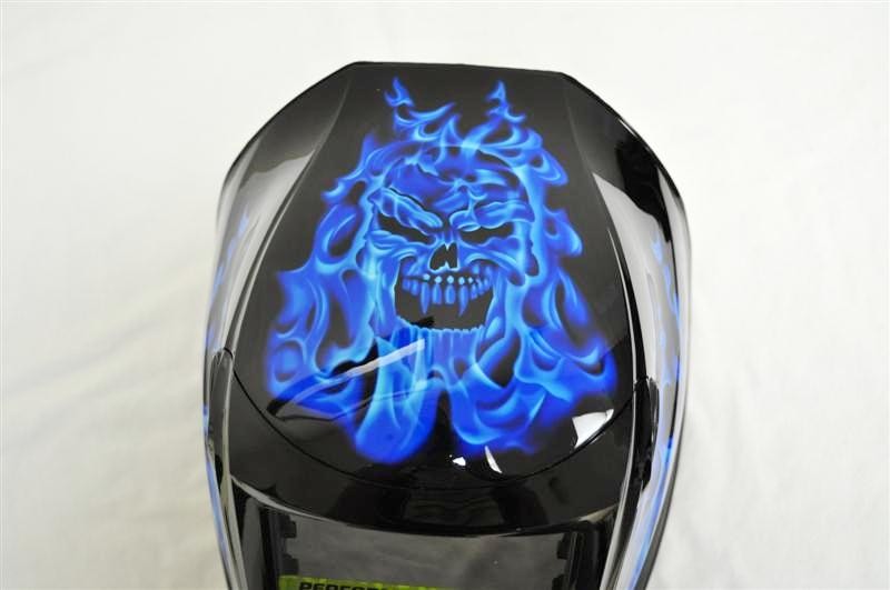 Miller 241459 Helmet Shell Only Blue Rage Performance