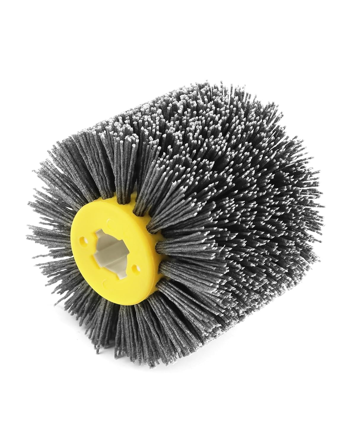 Nylon Wheel Brush 80 Grit Abrasive Drawing Wheel 120x100x19mm Burnishing
