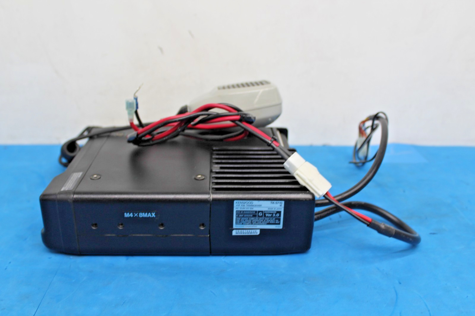 Kenwood TK-5710-K V3.0 VHF P25 Digital Trunking Mobile Radio w/Mic+ PWR Cable T9