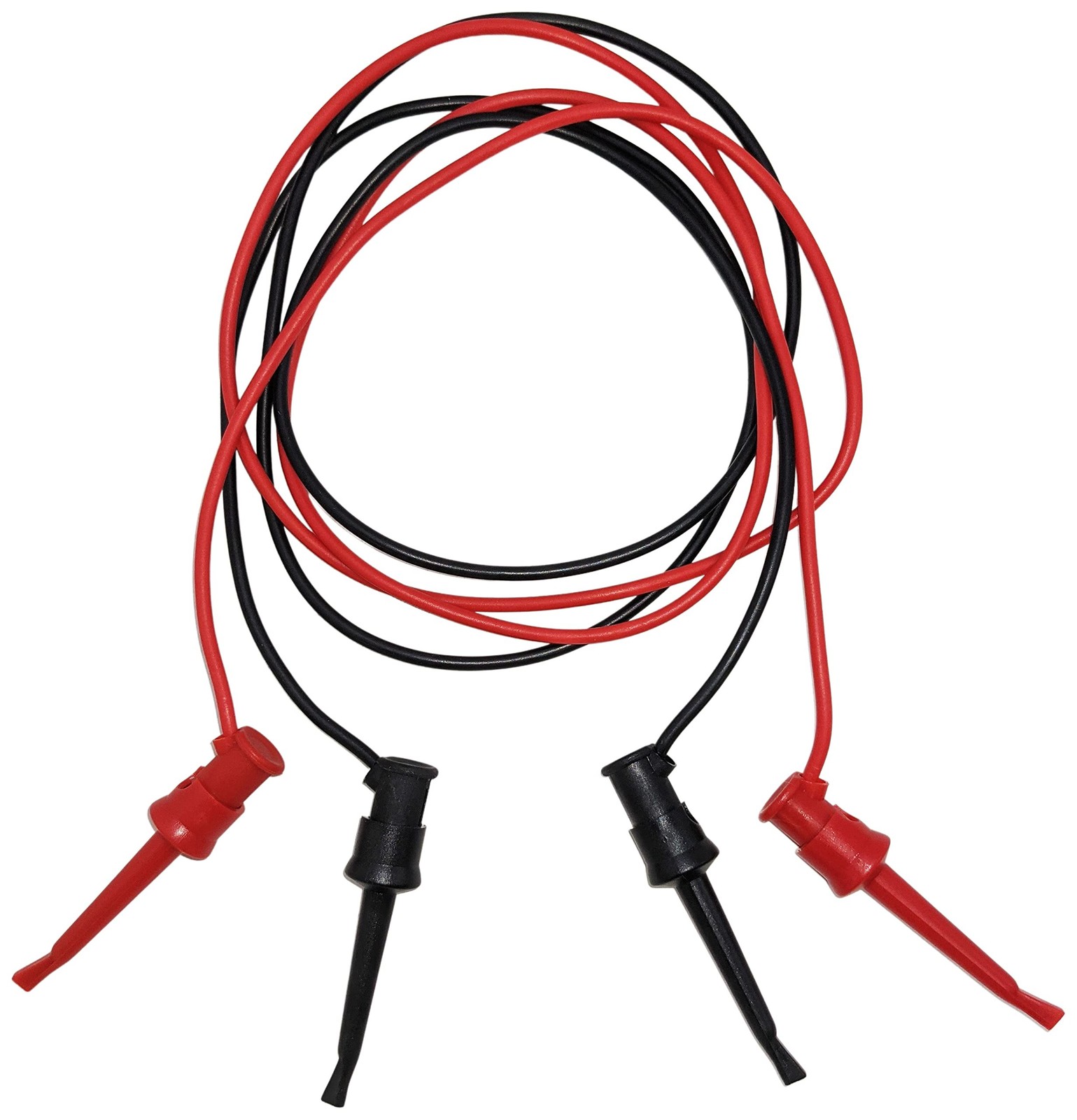EX ELECTRONIX EXPRESS IC Hook to IC Hook Mini Grabber Test Lead Set, Includes…