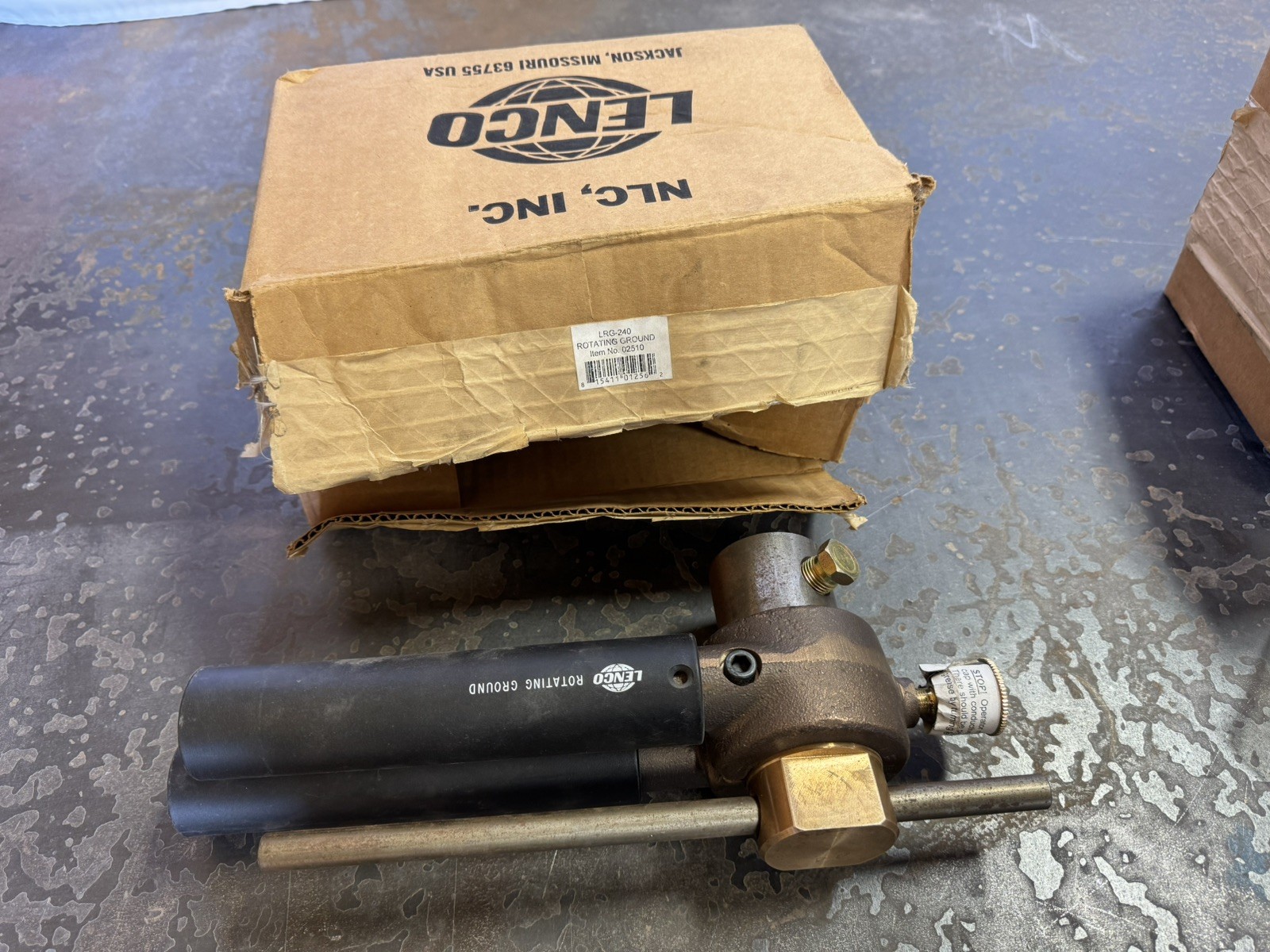 Lenco LRG-240 Rotary Ground AND Lenco G-1500-138 Heavy Duty Ground C-Clamp