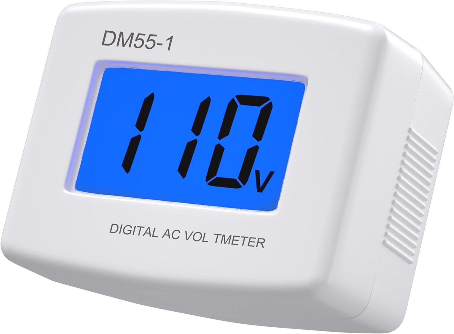 Flat US Plug AC 80-300V LCD Digital Voltmeter Voltage Measuring Monitor, AC 110V