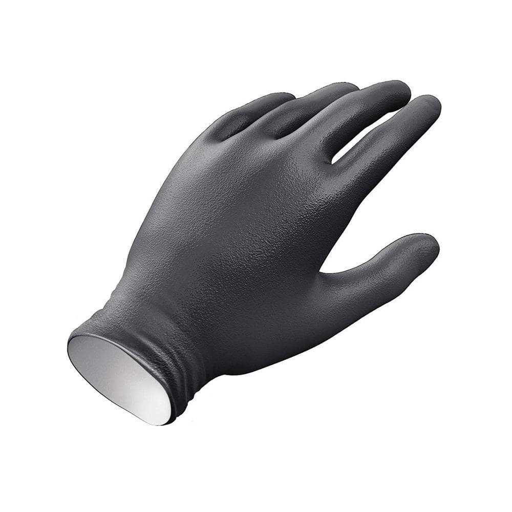 Venom VEN6145N Steel Premium Industrial Nitrile Gloves – Black (100 Piece)