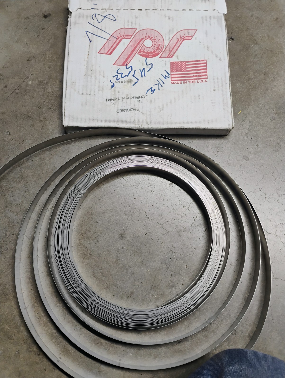 RPR PRODUCTS STST T-304 Stainless Steel Strapping 3/4″ x 200′ Ft SS HD Banding