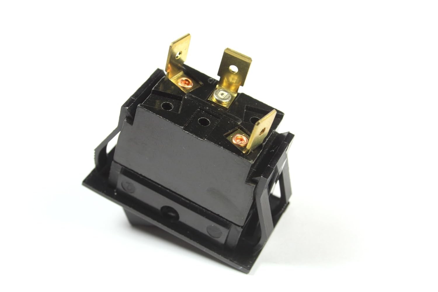 Carling RED Illuminated Rocker Switch, ON/OFF, 125v Neon Lamp, SPST, 3 blades